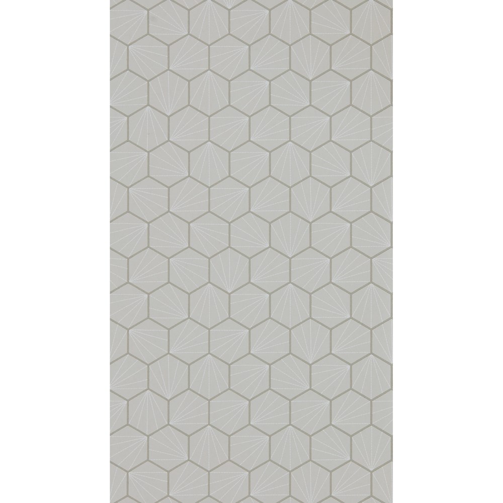 Aikyo Geometric Wallpaper 111923 by Scion in Parchment Grey